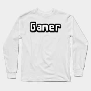 Cool Gaming Font Long Sleeve T-Shirt